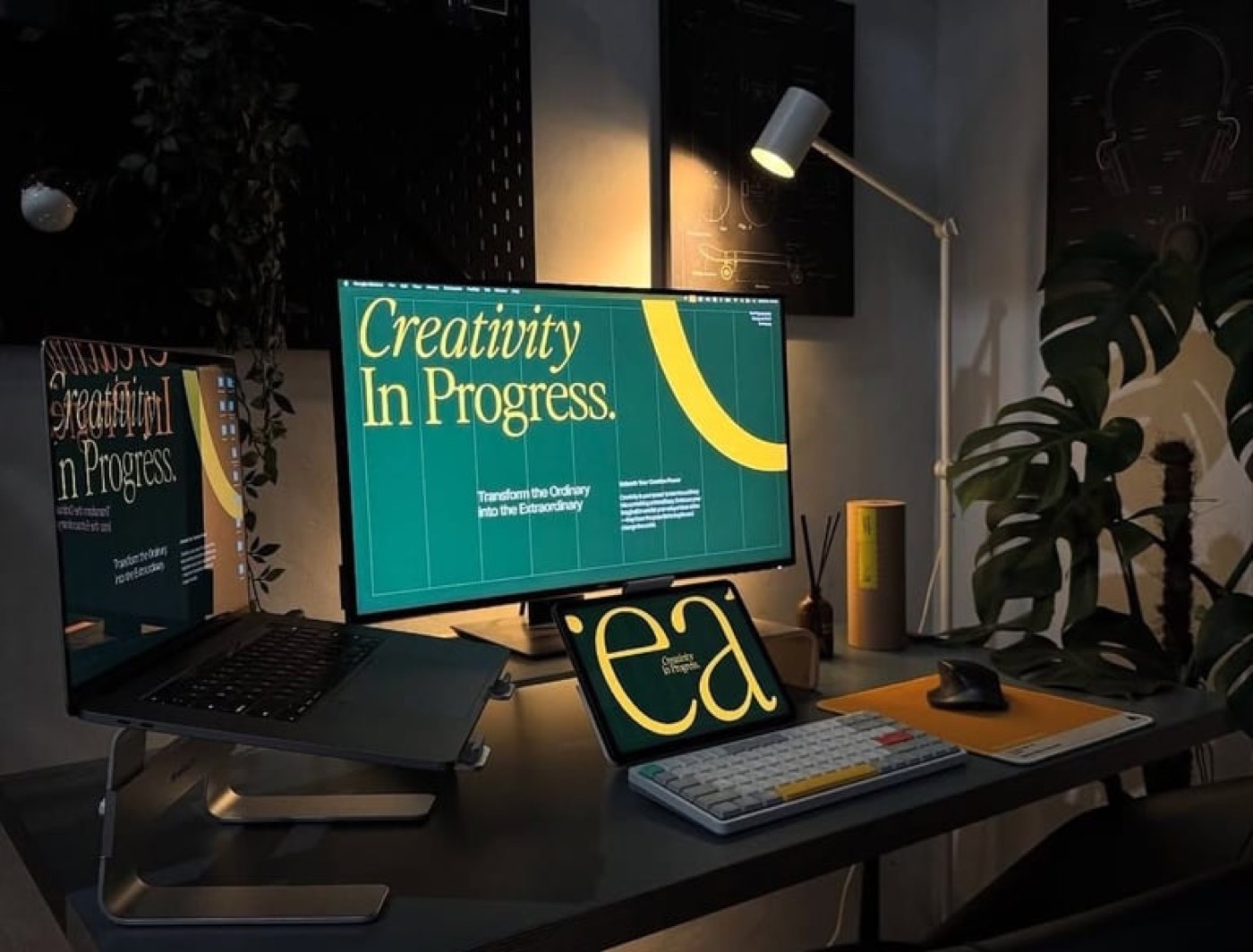 Creative direction and visual design work
